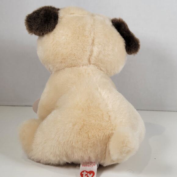 Ty Beanie Boo Rufus Pug Dog Plush Toy Original 7" Stuffed Animal Beanie Babies - Picture 10 of 11